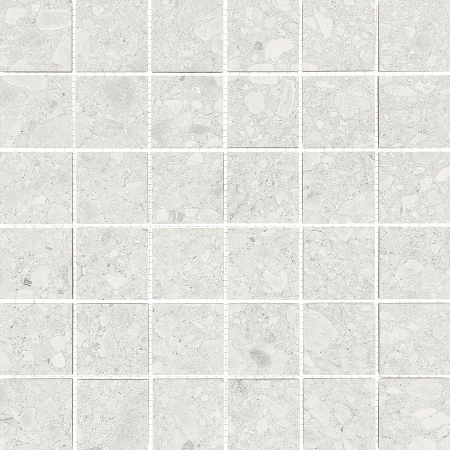 Mosaik Flodsten 5 x 5 cm Snow